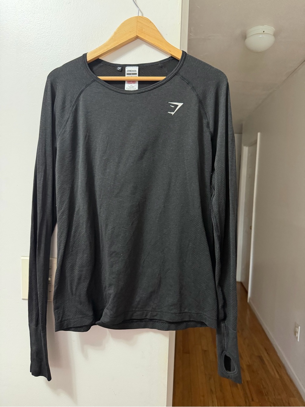 Gymshark Men’s Long Sleeve Training Top - Black
